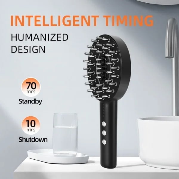 KD3802 scalp massage brush with intelligent timing design