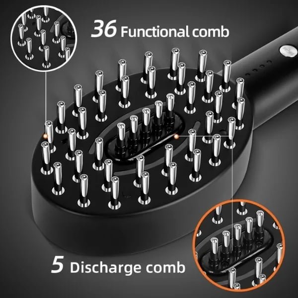 Close-up of KD3802 metal massage and liquid-dispensing teeth