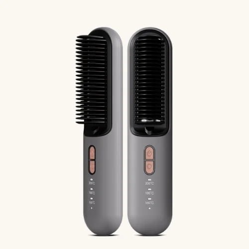 KD382B Cordless Ionic Hair Straightening and Curling Brush