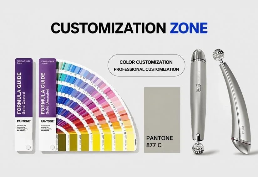 K·SKIN Private Label beauty device color customization options