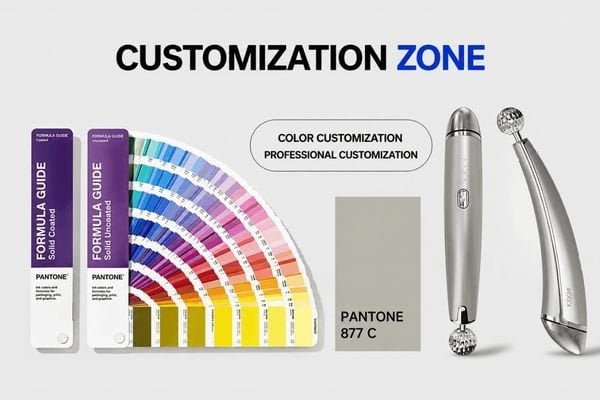 Private label beauty device color customization