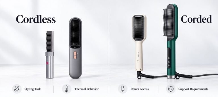 Cordless vs Corded Hair Straightener Brushes: A B2B Product Selection Guide
