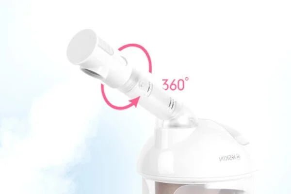 KD2328 facial steamer with 360 degree adjustable steam nozzle