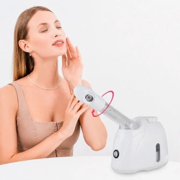 KD33S facial steamer with adjustable long nozzle movement