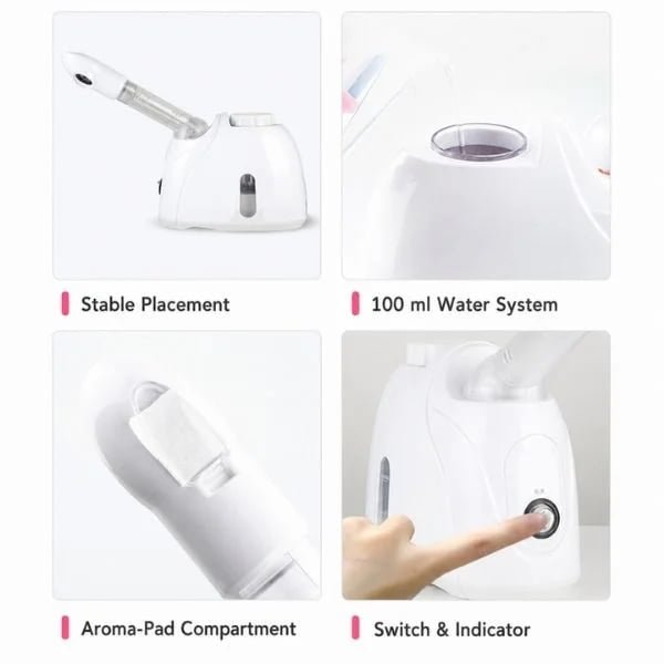KD33S water system, aroma-pad compartment and control details