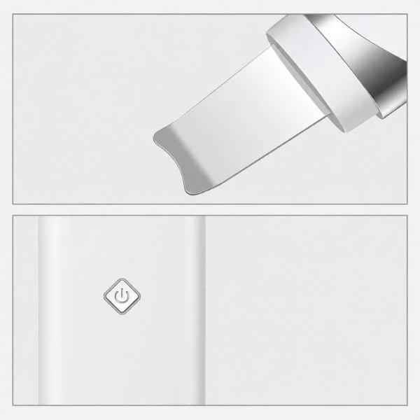 KD8023 stainless-steel spatula and one-button control detail