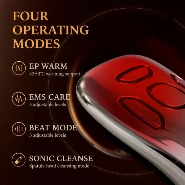 KD8086 EP EMS BEAT and SONIC operating modes with curved treatment head