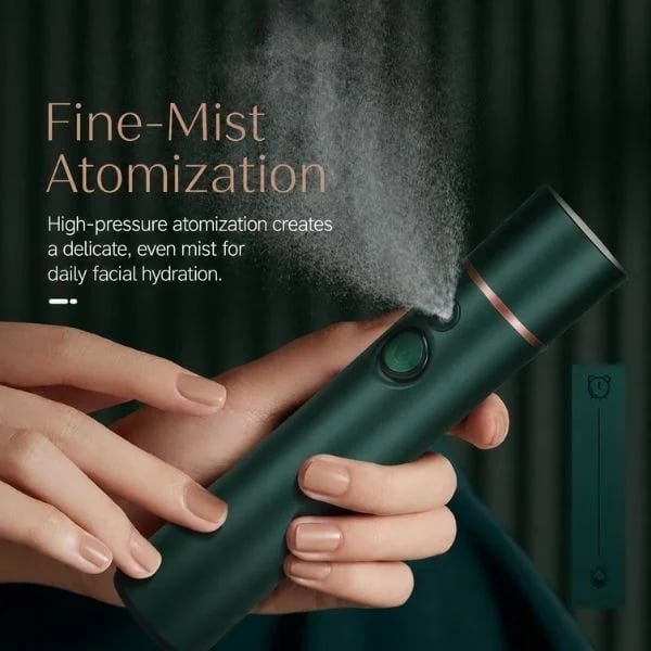 Close-up of KD88SA high-pressure fine-mist atomization during operation