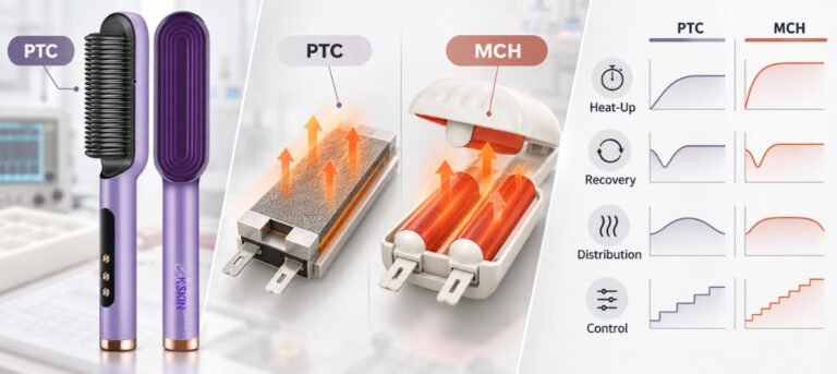 PTC vs MCH Heating Systems in Hair Styling Tools: What Buyers Should Compare