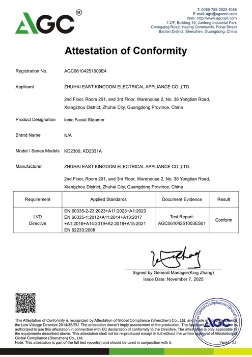 CE LVD · KD2300 document preview