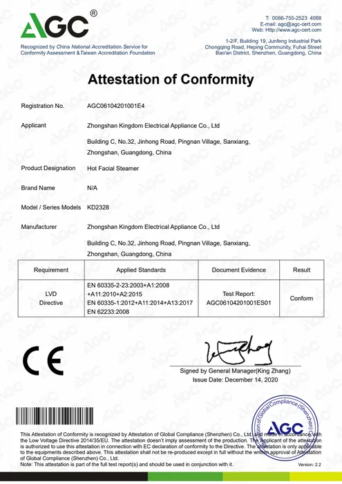 CE LVD · KD2328 document preview
