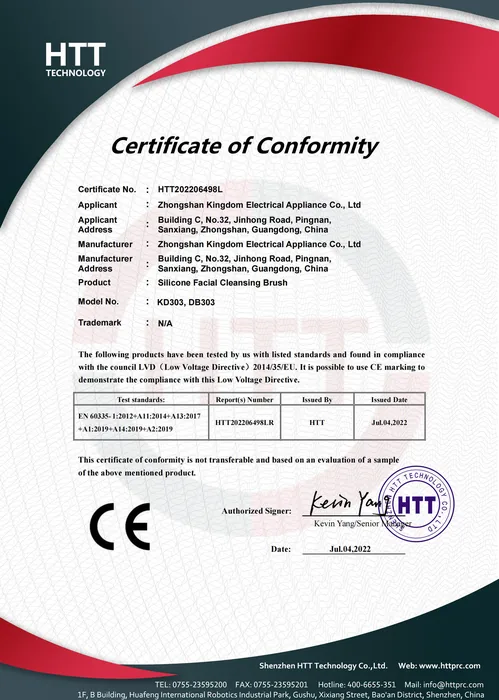 CE LVD · KD303 document preview