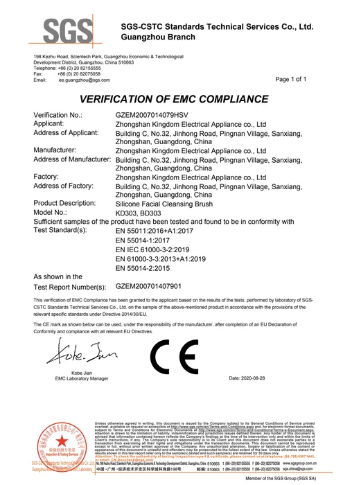 CE / Product Compliance · KD303 document preview