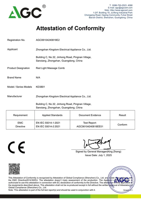 CE EMC · KD3801 document preview