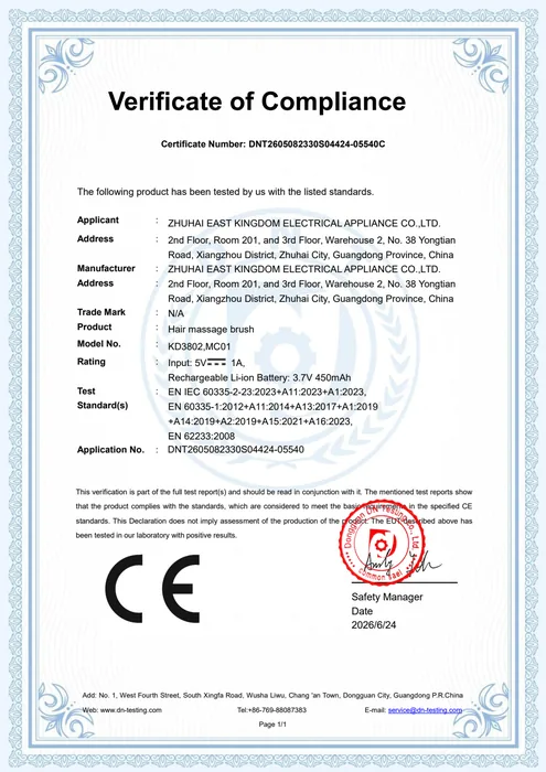 CE LVD · KD3802 document preview