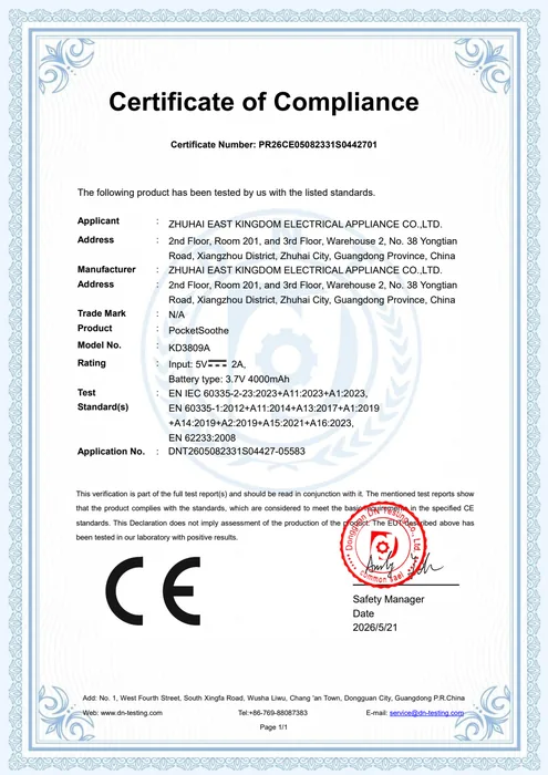 CE LVD · KD3809A document preview