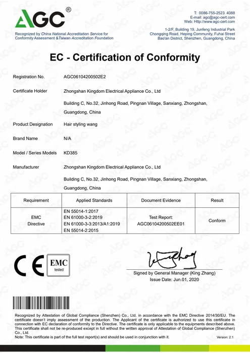 CE LVD · KD385 document preview