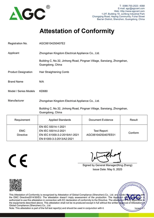 CE EMC · KD680 document preview
