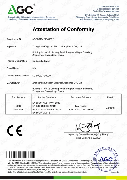CE EMC · KD-9000, KD9000 document preview